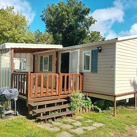 木屋 Swanky Mobile In Jean De Monts Near Seabeach